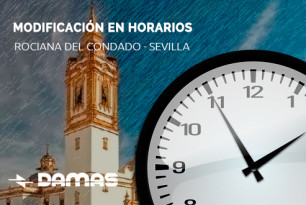 Suspensión horarios Rociana del Condado-Sevilla