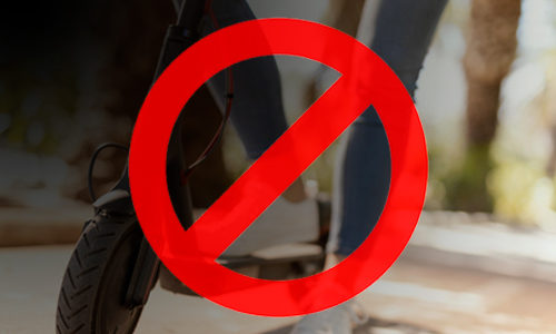 Prohibición de patinetes y bicicletas eléctricas en el acceso a los autobuses