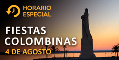 Horario Especial 4 de Agosto
